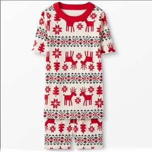 Hanna Andersson Dear Deer Short John Pajamas 2T